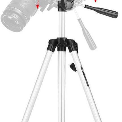 Universele Statief Tripod 134cm - Smartphone / Camera - Verstelbare Tripod Stand - met Handvat
