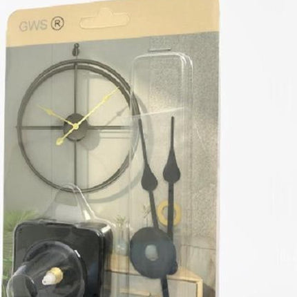 Black Hands Quartz Clock Movement Kit DIY Klokset - HR1688 15 MM image 4