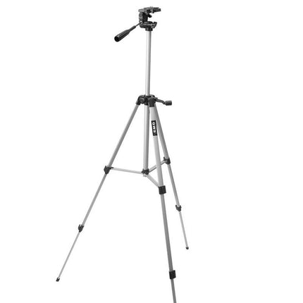 GWS Tripod Statief Aluminium - Universeel Camera en Telefoon Statief - Incl. Smartphone Houders - 134CM Zilvergrijs image 7