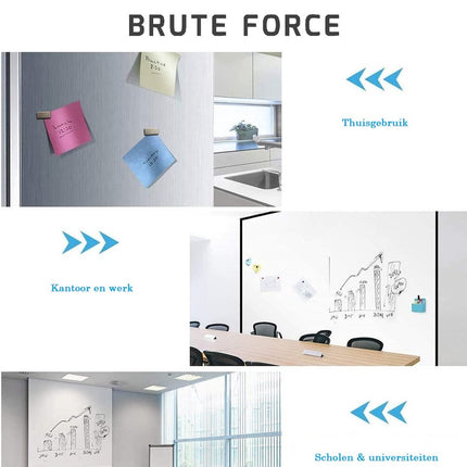 Brute Force Sterke blokmagneten - Schijfmagneten Whiteboard Koelkast Magneet – N35 25mm x 8mm - 25 Stuks image 7
