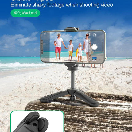 Mini Tripod Smartphone Houder – Handheld Tripod DSLR Tripod – 20 CM image 14